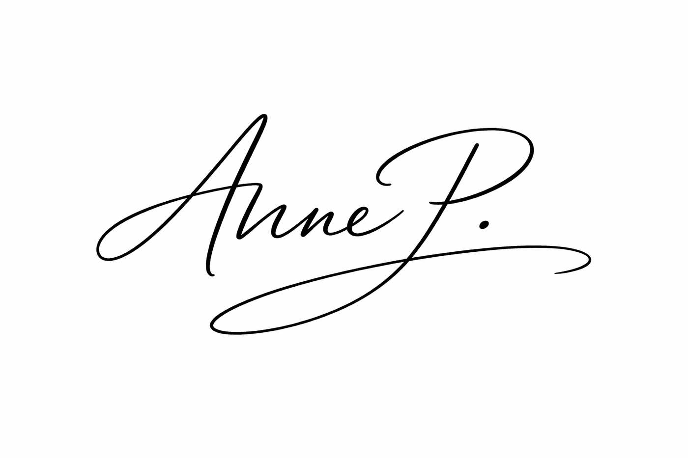 Signature Anne P.